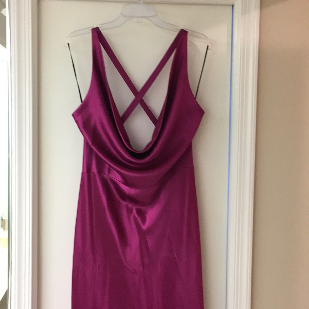 ABS Evening by Allen Schwartz Fuchia Dress